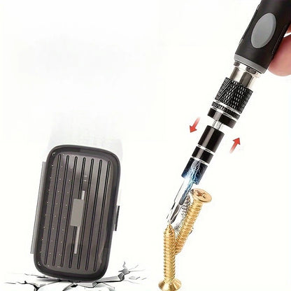 1 jeu de tournevis magnétiques 32 en 1 avec étui, comprend un Kit d'outils de réparation de précision à 30 embouts, un outil de tournevis Torx