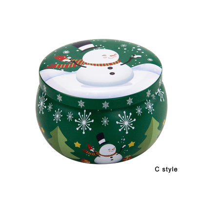 Boîte à bonbons de noël, bonbons au chocolat, pots de bougies d'aromathérapie, ornements DIY, cadeaux de noël pour enfants, décoration du nouvel an 2023