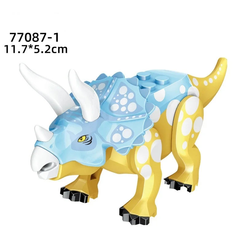 Mini bloc de construction jouet dinosaure jurassique Puzzle Animal tyrannosaure Rex ptérosaure bloc de construction jouet cadeau pour enfants