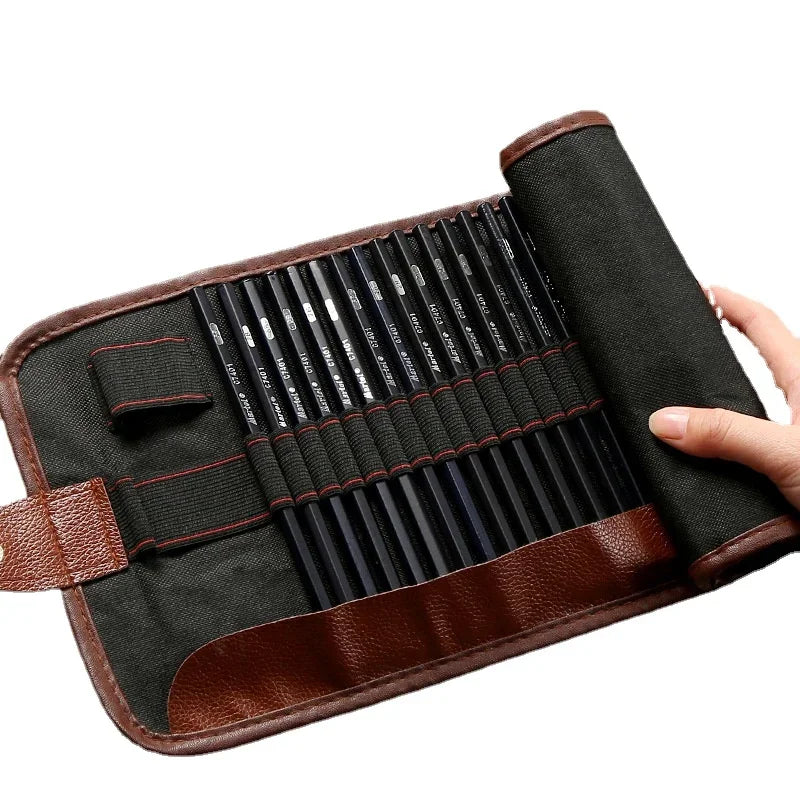 Ensemble de crayons de croquis pour débutants, 29 pièces, Kit professionnel, matériau imperméable, vêtements durables, fournitures scolaires