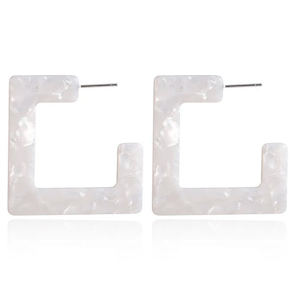 Boucles d'Oreilles promenales en Forme de Losange pour Femme, Bijou en Acrylique,