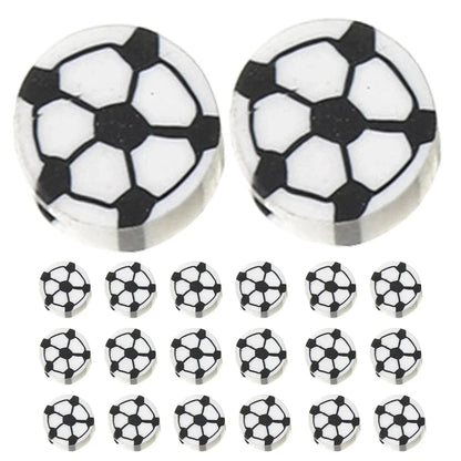 Gommes de football, mini gommes en forme de football pour enfants – Papeterie sur le thème sportif mignon, idéales pour les fournitures scolaires, les cadeaux de fête et