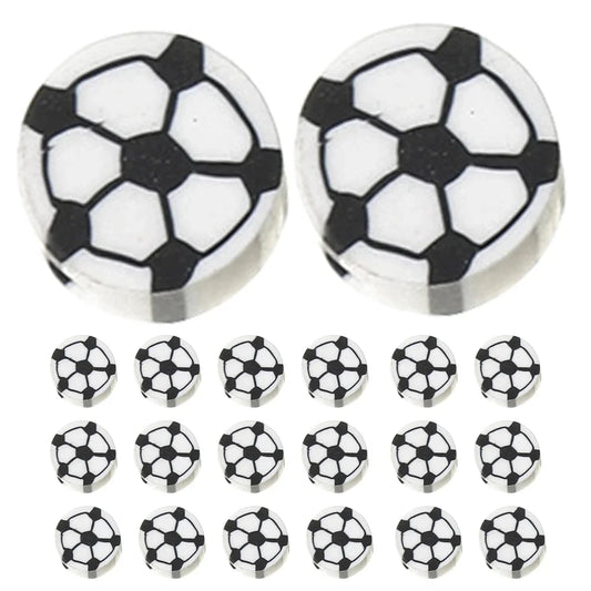 Gommes de football, mini gommes en forme de football pour enfants – Papeterie sur le thème sportif mignon, idéales pour les fournitures scolaires, les cadeaux de fête et
