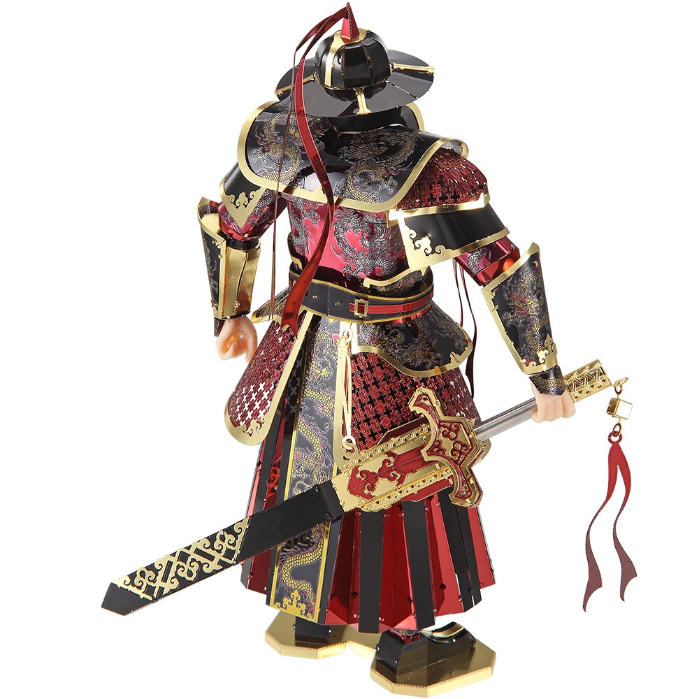 Piececool-Puzzle 3D en métal, Les Gardes Impériaux de la ociastie Ming, Kit de Modèle d'Assemblage à Faire Soi-Même, Jouets pour Adolescent et Adulte