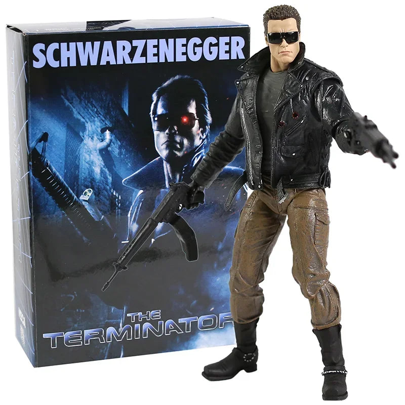 NECA Terminator 2: jour du jugement T-800 Arnold Schwarzenegger figurine en PVC modèle à collectionner jouet 7 "18 cm