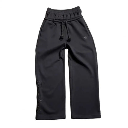 Pantalon décontracté pour hommes, taille élastique, cordon de serrage réglable, Long, avec poches, faux deux pièces, imprimé étoiles, pantalon de loisirs