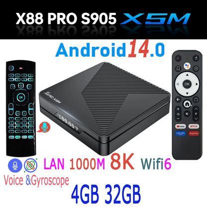 Smart TV Box X88 PRO X5M