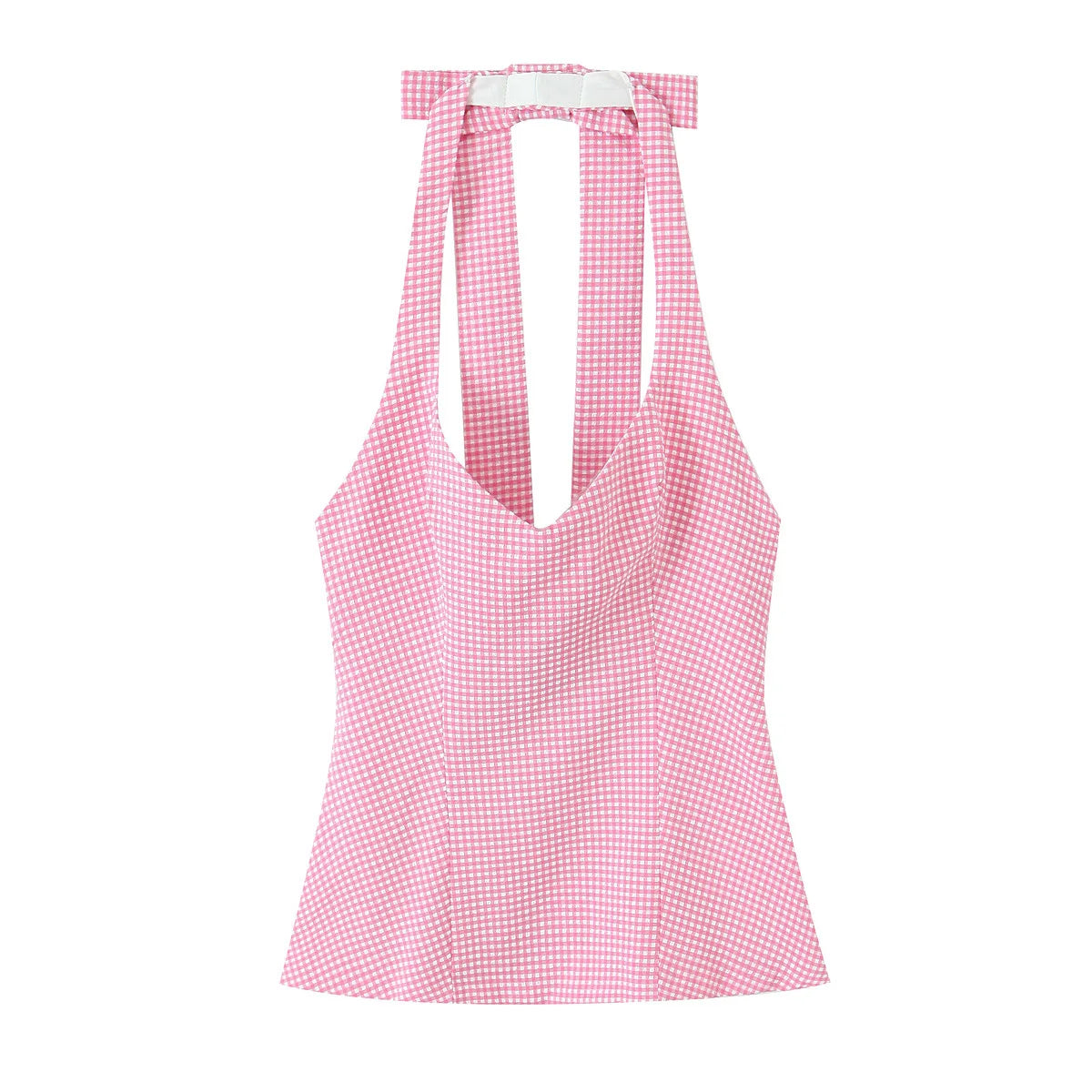 UNIZERA Hot Girl Style dos noeud licou col haut 2025 été nouveaux vêtements pour femmes