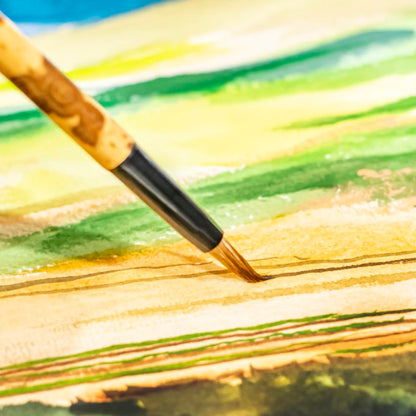 Artsecret-Pinceau de calligraphie portable pour petits personnages, encre d'interconnexion, peinture tative, Kolinsky, pinceau d'écriture à cheveux mélangés Nylong