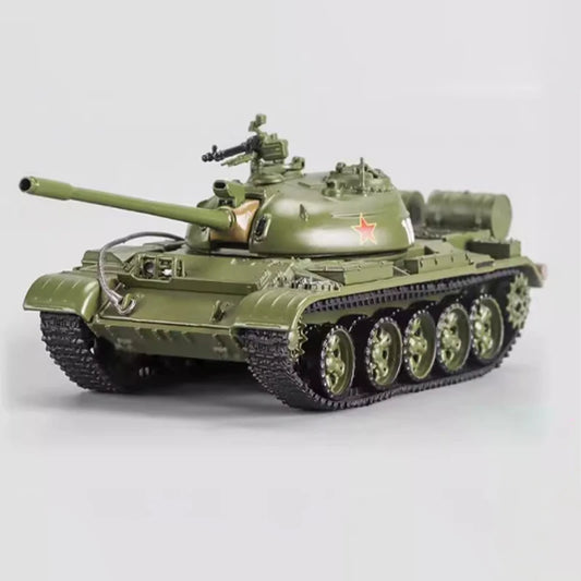 Perka T-54A T54A T54, échelle 1:64, Version chinoise, Type 59, Station principale, réservoir blindé, véhicule de défilé, modèle de Simulation, cadeau de collection