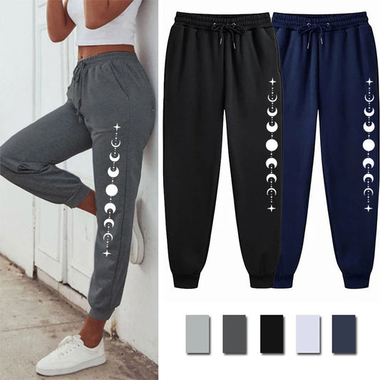 Pantalon de survêtement décontracté avec impression de lettres pour femme, pantalon de survêtement souriant, surintendant de fitness, course à pied, gym, jogging de proximité, Wstring, automne et hiver
