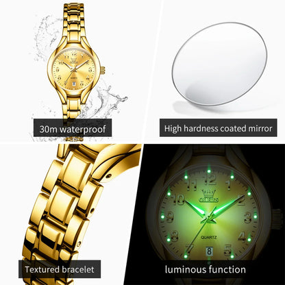 OLEVS 3650 montre à Quartz de luxe étanche montre lumineuse
