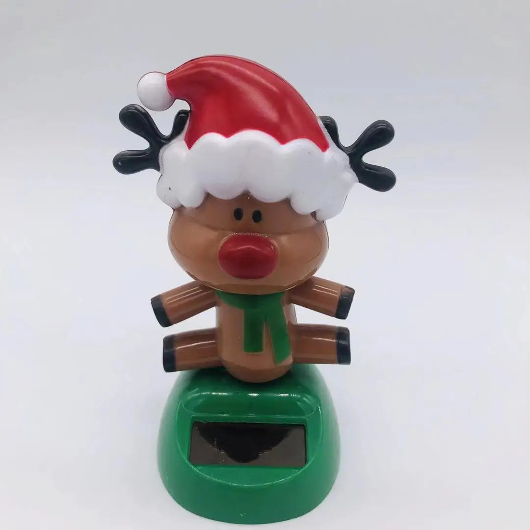 Décoration de bureau de noël pour la maison, danse solaire, père noël, élan, bonhomme de neige, cadeau de joyeux noël, accessoire pour la maison, décoration de Festival