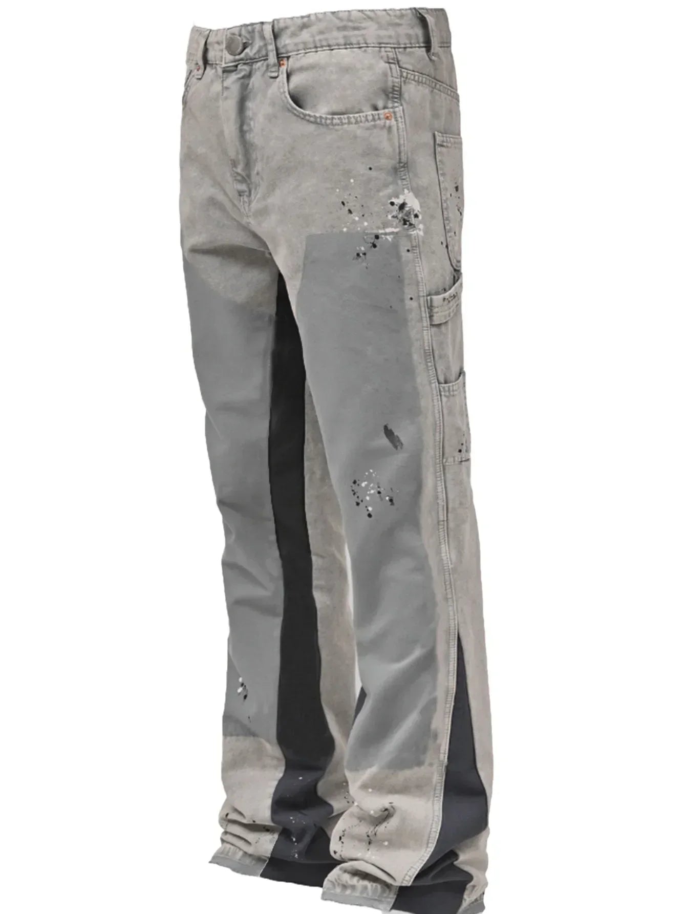 Jean délavé hommes Vintage longueur cheville pantalon taille moyenne poches bouton fermeture éclair mouche en détresse Denims Streetwear pantalon droit