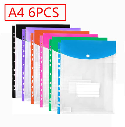 Classeur A4 à 11 trous, 6/12 pièces,