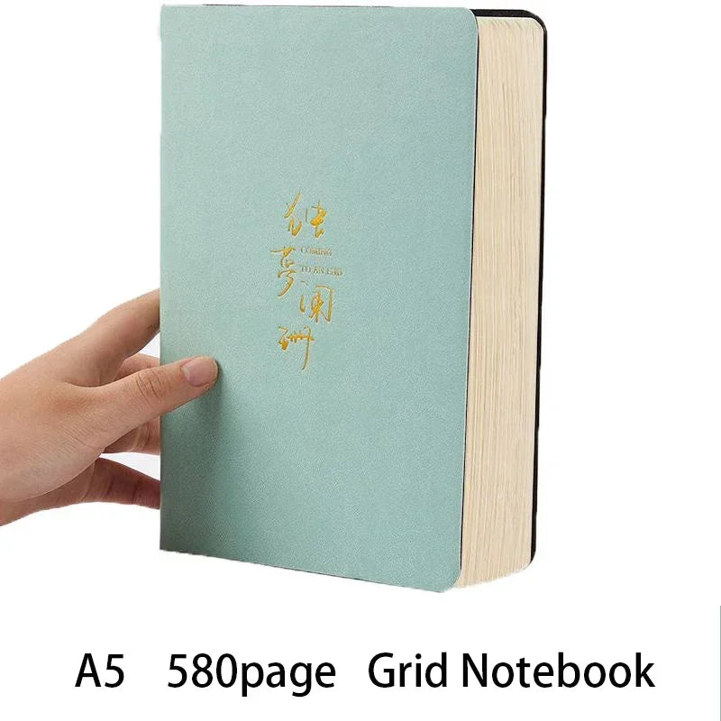 Cahier vierge en cuir souple