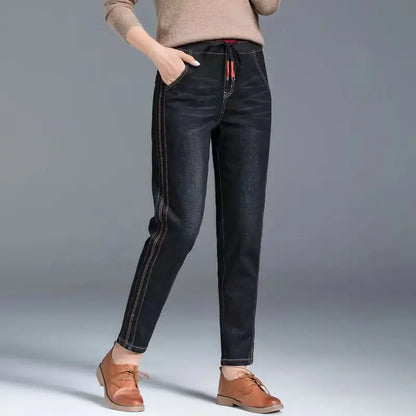 Jeans surdimensionnés taille haute pour femmes, pantalons en denim, pantalons droits décontractés, jambe large, mode streetwear coréenne, printemps, automne, nouveau