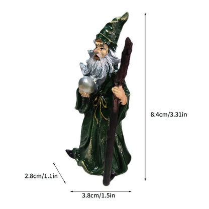 Figurine de Sorcière d'Horreur d'Halloween, Ornements de Décoration de Bureau, Bricolage pour ix, Jardin, Joyeuses Vacances d'Halloween, Décor de Bar