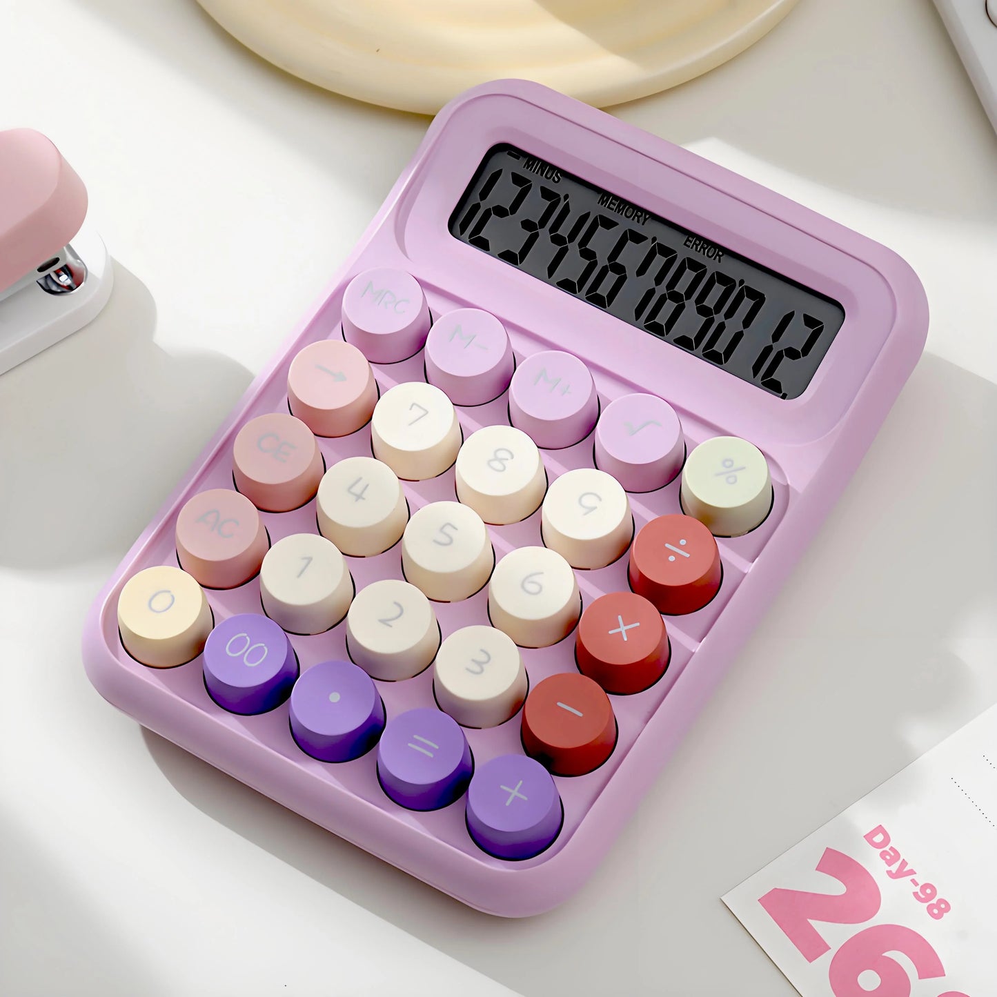 Calculatrice avec double alimentation,