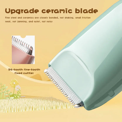 WAIKCanon-Tondeuse à cheveux électrique silencieuse pour bébé