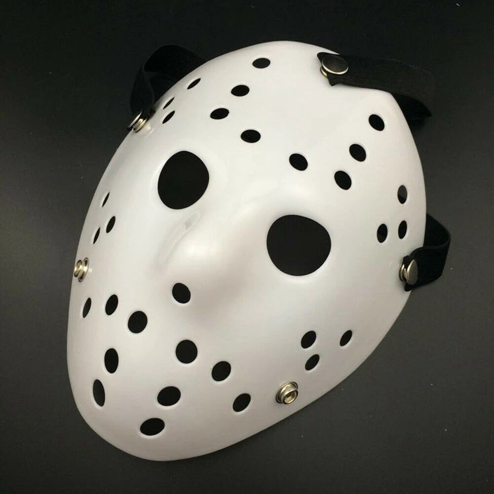 Masques de tête effrayants pour Halloween, costume de cosplay de fête, robe de paupières de hockey, décoration d'Halloween