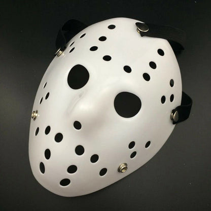 Masques de tête effrayants pour Halloween, costume de cosplay de fête, robe de paupières de hockey, décoration d'Halloween