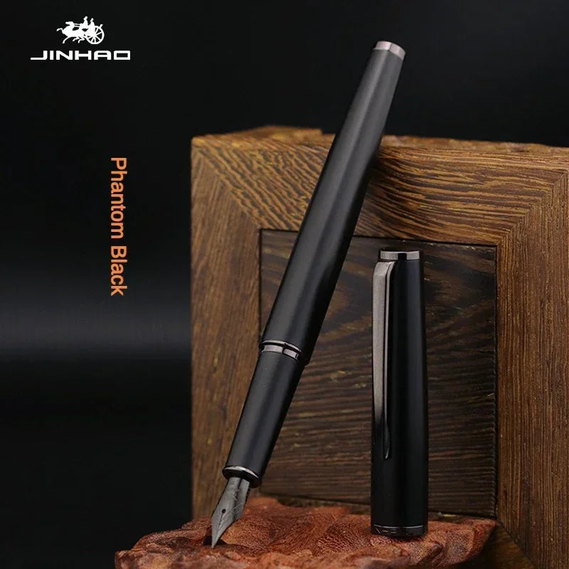 JINHAO 95-Stylo plume en métal, design rétro, matériau métallique,