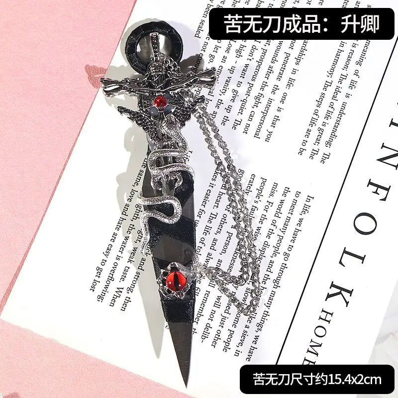 Lettres ventilées en acier inoxydable, épée n'a pas été aiguisée,