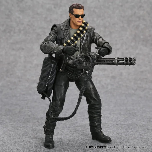 NECA Terminator 2: jour du jugement T-800 Arnold Schwarzenegger figurine en PVC modèle à collectionner jouet 7 "18 cm
