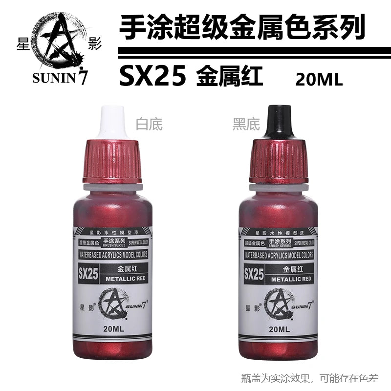 Pigment de peinture de document métallique, affaires militaires, jouets en argile faits à la main, modèle de revêtement à la main, coloration stylo SX01-SX024 revêtement Staline