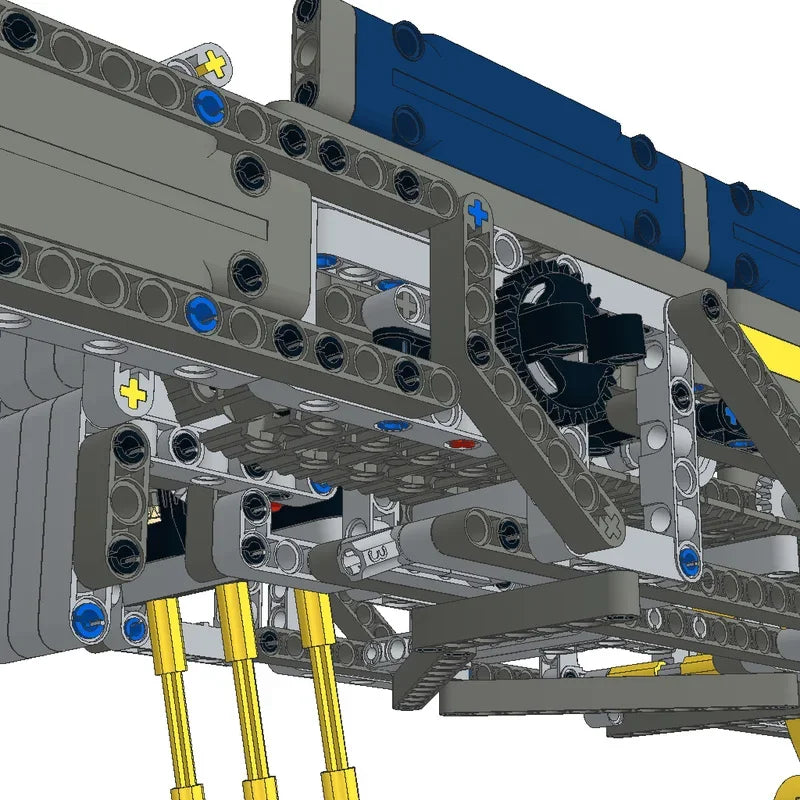 MOC-24566 nouveau 42055 Slick seau roue pelle grue modèle 3944 pièces bloc de construction jouets enfants jouets garçon cadeaux de noël