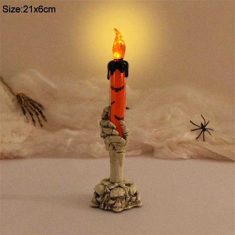 Lumière LED Mains Fantômes Sons pour Halloween, Accessoires d'Horreur pour Maison Hantée, Fournitures de Décoration pour ixJoyeuse