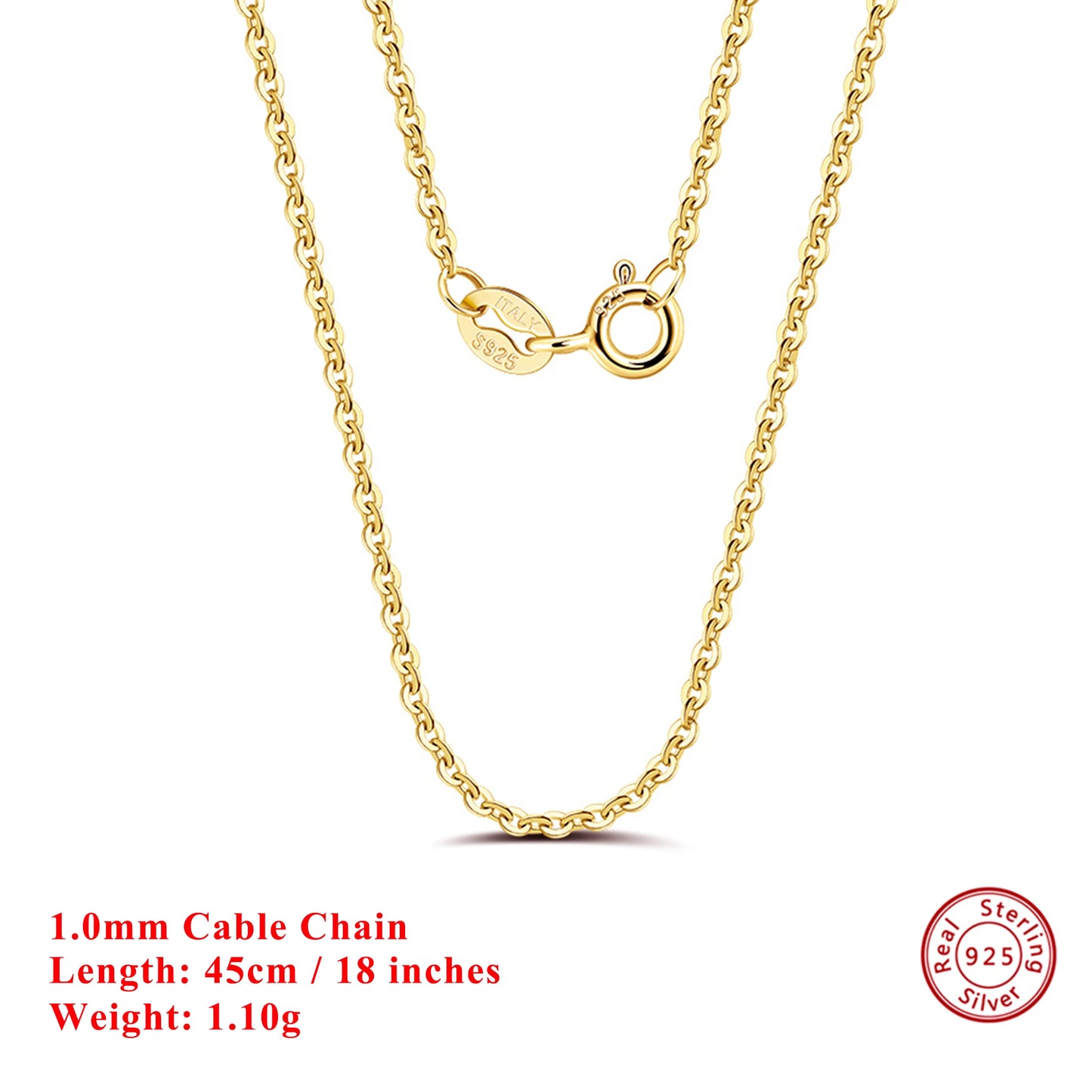 Effie Queen Chic 925 en argent Sterling chaîne de base ras du cou Simple collier bijoux exquis pour hommes et femmes tenue décontractée SC07