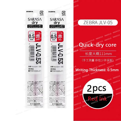 Stylos à encre Gel couleur zèbre JJ15  haute capacité rechargeable