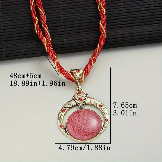 Collier pendentif de Style ethnique Vintage, 1 pièce, bijoux, cadeau de fête