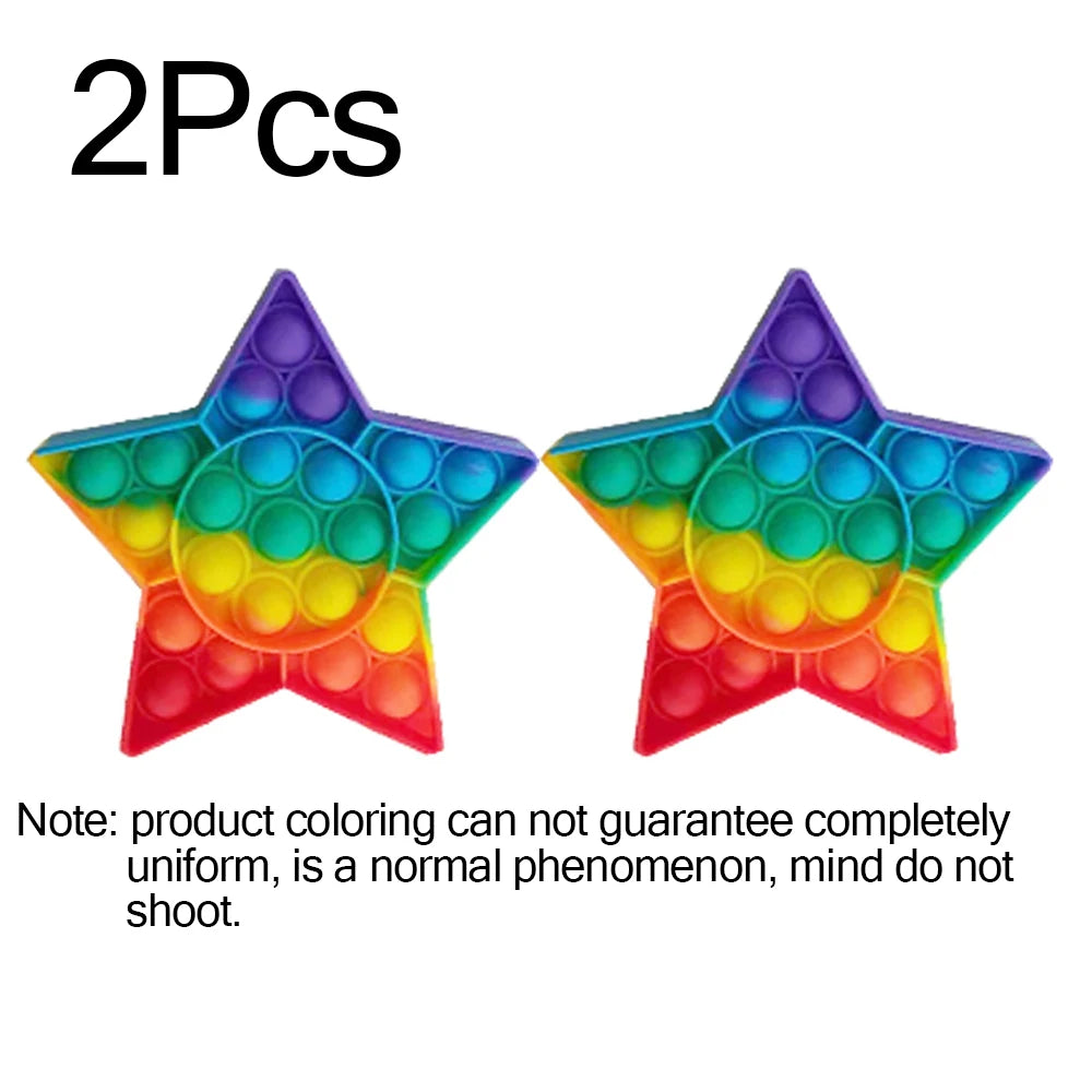 Jouets sensoriels à bulles, 2 pièces, pour autisme, besoins spéciaux, anti-Stress, décompression, jouets pour enfants