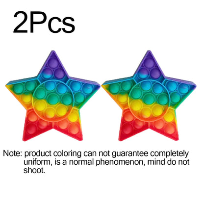 Jouets sensoriels à bulles, 2 pièces, pour autisme, besoins spéciaux, anti-Stress, décompression, jouets pour enfants