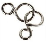 Puzzle classique en métal pour enfants, jeu de casse-tête à fil magique