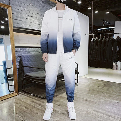Survêtement à capuche décontracté pour hommes, vestes et pantalons sportifs, ensembles 2 pièces, Hip Hop, course à pied, sports trempés, 5XL, printemps, nouveau