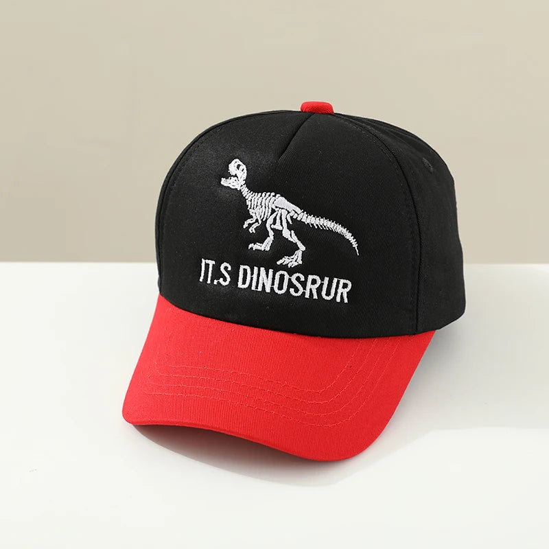 Chapeaux de sport d'été pour enfants, casquettes d'école pour bébés garçons, Baseball brodé de dinosaures, casquettes d'extérieur pour enfants de 2 à 8 ans réglables, 2025