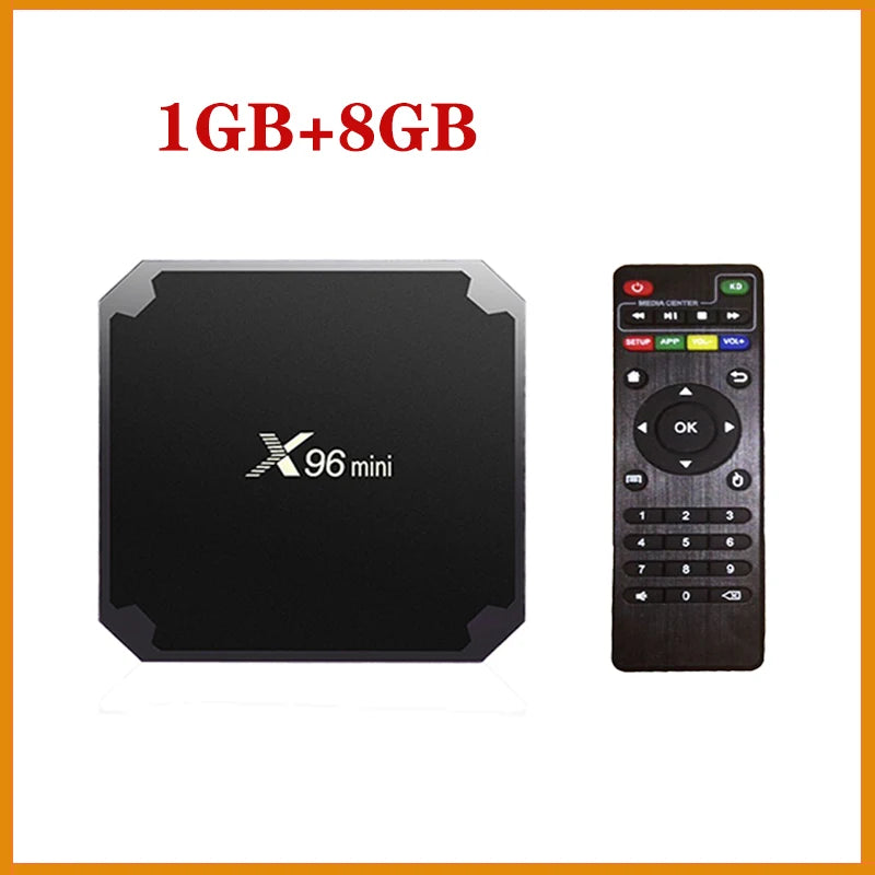 X96 mini android 9.0 boîtier de télévision intelligent 1GB 8GB 2GB 16GB Amlogic S905W navire de france i8 KB android x96mini décodeur de télévision