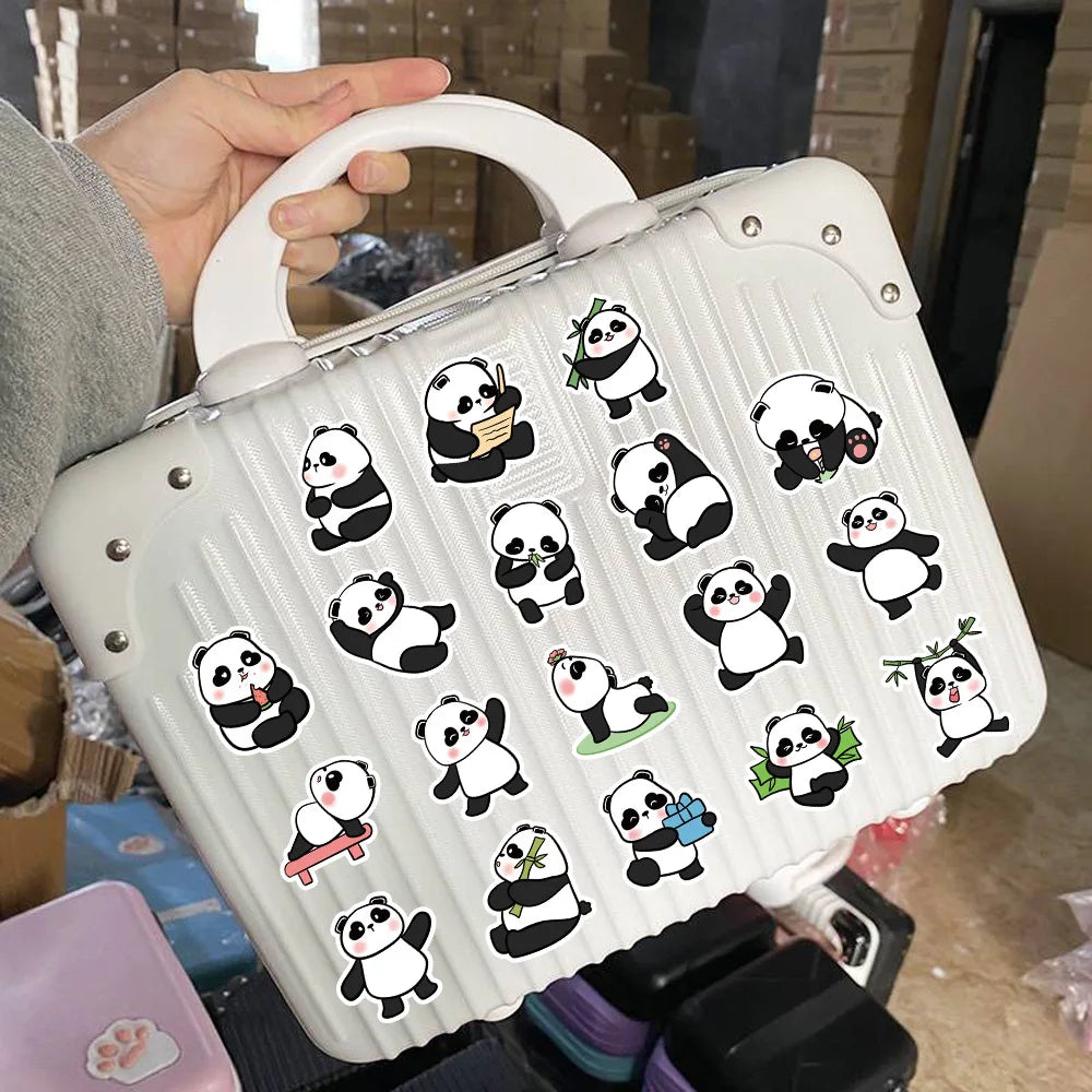10/30/50 PIÈCES Kawaii Panda Autocollants
