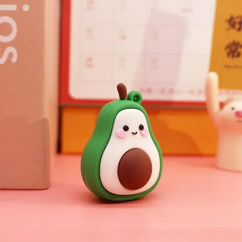 Taille-crayon 3D Animal marijuana ing mignon, écoliers, bibelot britannique en silicone plastique, couteau à stylo Kawaii pour enfants, papeterie