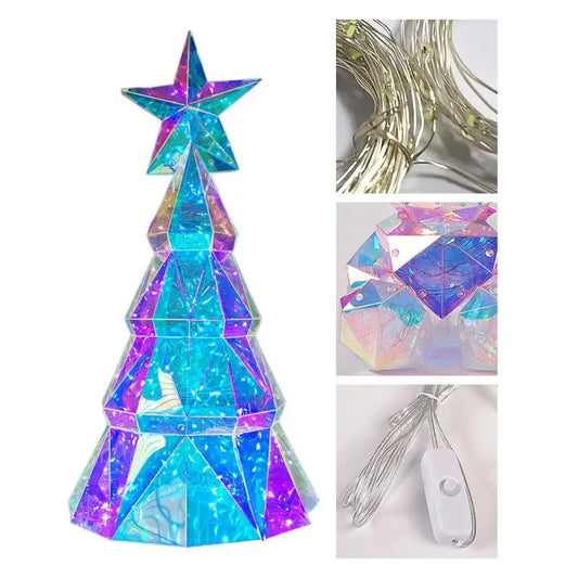 Veilleuse de sapin de Noël vintage pour enfants, petite lampe, décorations, cadeaux