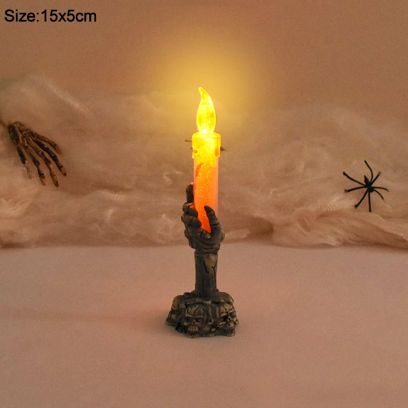 Lumière LED Mains Fantômes Sons pour Halloween, Accessoires d'Horreur pour Maison Hantée, Fournitures de Décoration pour ixJoyeuse