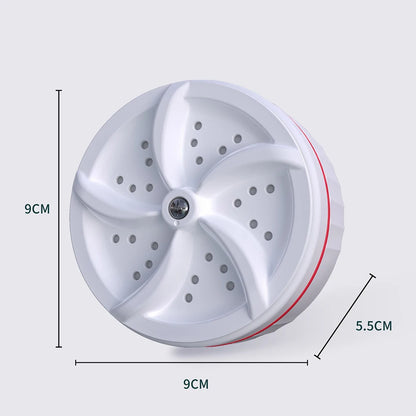 Machine à laver automatique à turbine rotative, lave-linge portable, mini machine à laver, bulle d'air, voyage, 40W