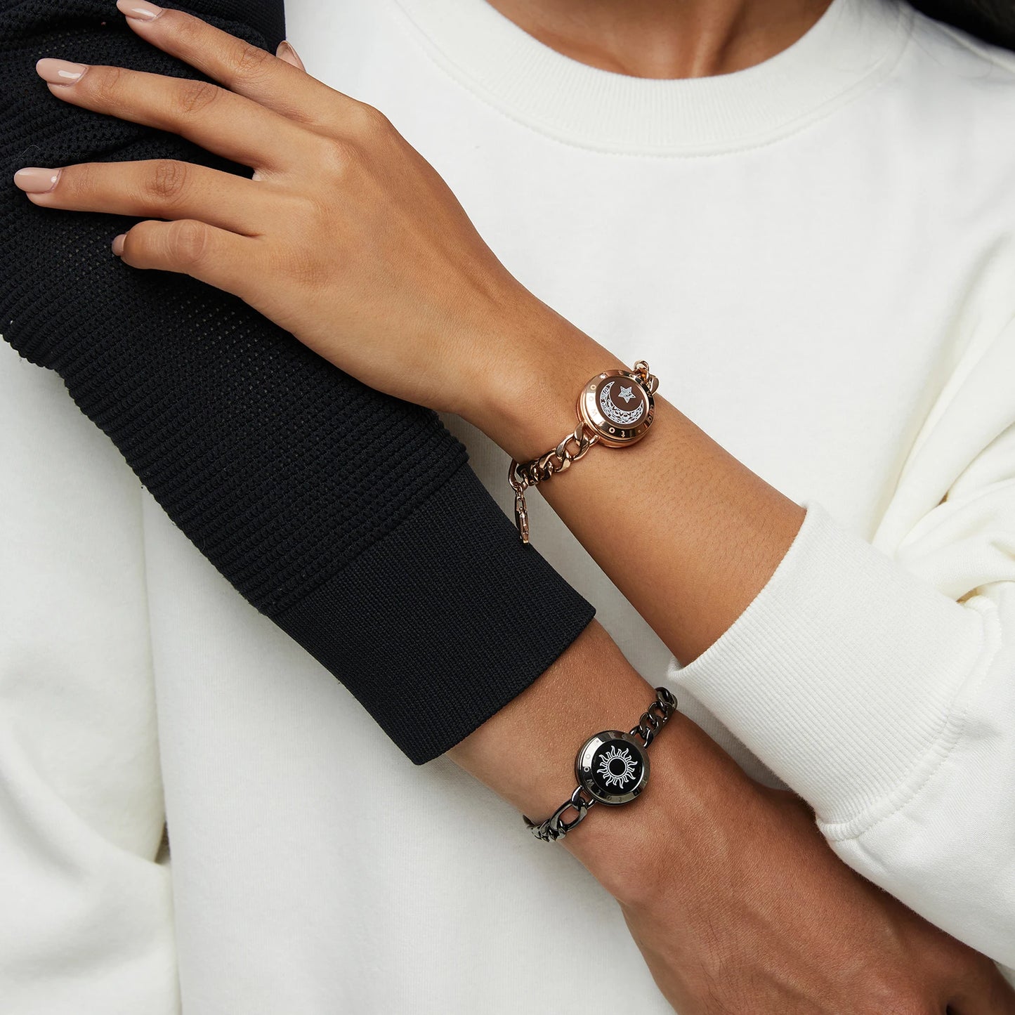 Totwoo – Bracelets tactiles pour relation longue Distance, cadeau d'anniversaire pour Couple, bijoux intelligents Bluetooth avec prise en charge de l'application iOS Android