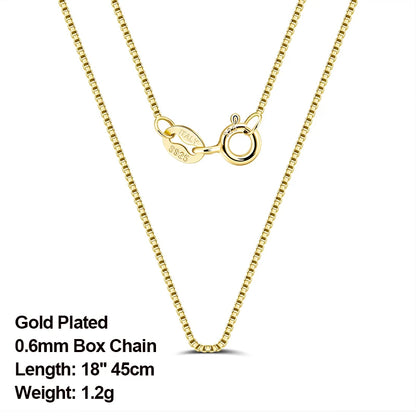 ORSA JEWELS véritable 925 collier en argent Sterling Figaro joint torique chaîne de cou torsadé serpent barre singapour boîte chaîne collier femmes 1