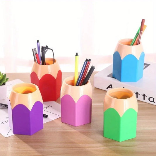 Porte-stylos en forme de crayon 5 pièces