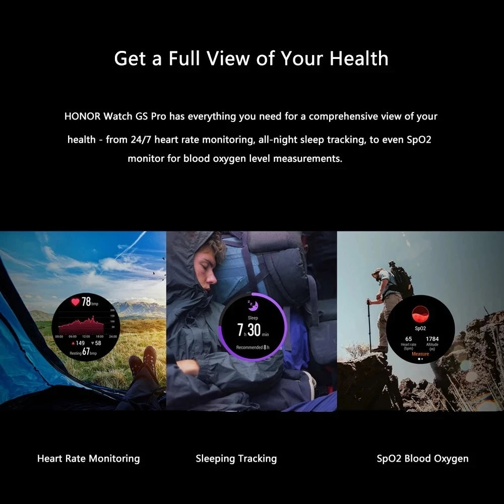 Huawei - Honor-GS Pro Smartwatch pour Homme Étanche